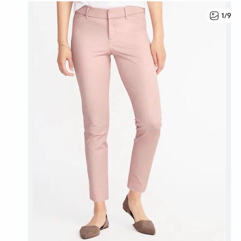 Old Navy Light Pink Pixie Skinny Pants
